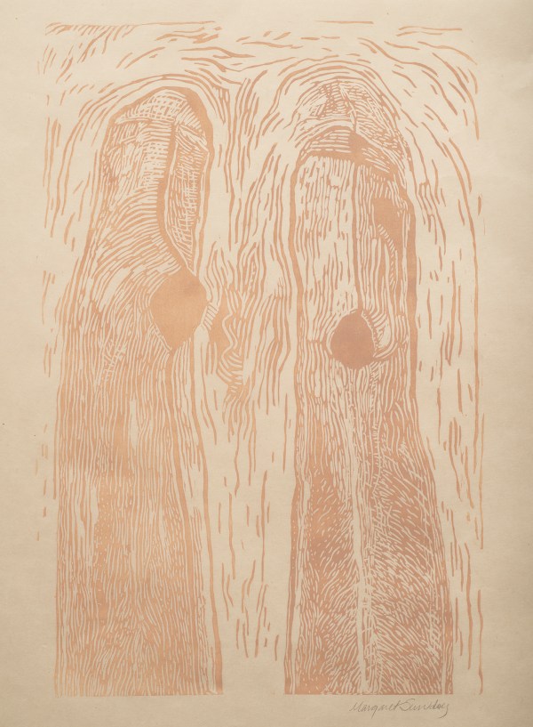 panty hose bottoms lino cut